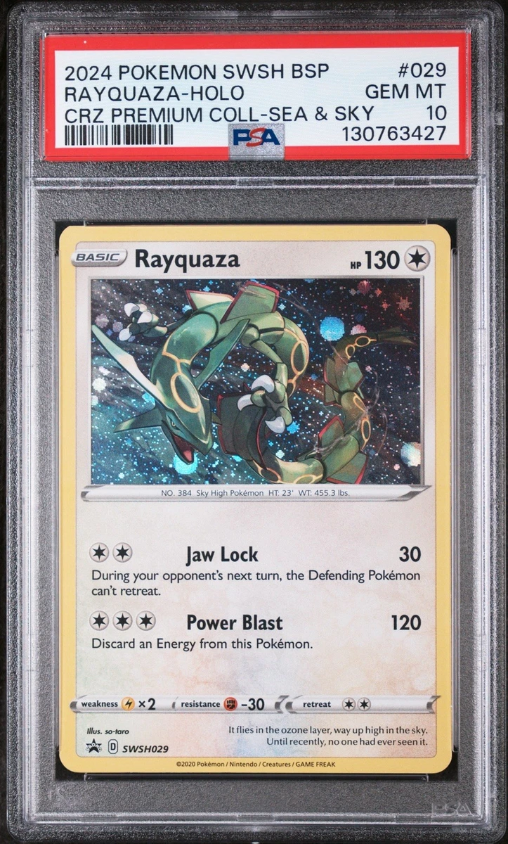 Rayquaza Pokémon TCG Professional Sports Authenticator (PSA) Grade