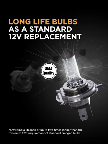 Ignite H4 Halogen Globe 12V 60/55W fits APRILIA SCARABEO 0.1 (IGL2140) - Picture 6 of 12