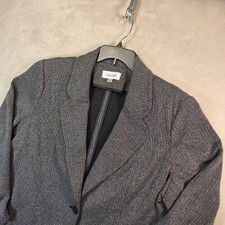 Calvin Klein Blazer Women size 22W Gray One Front Button