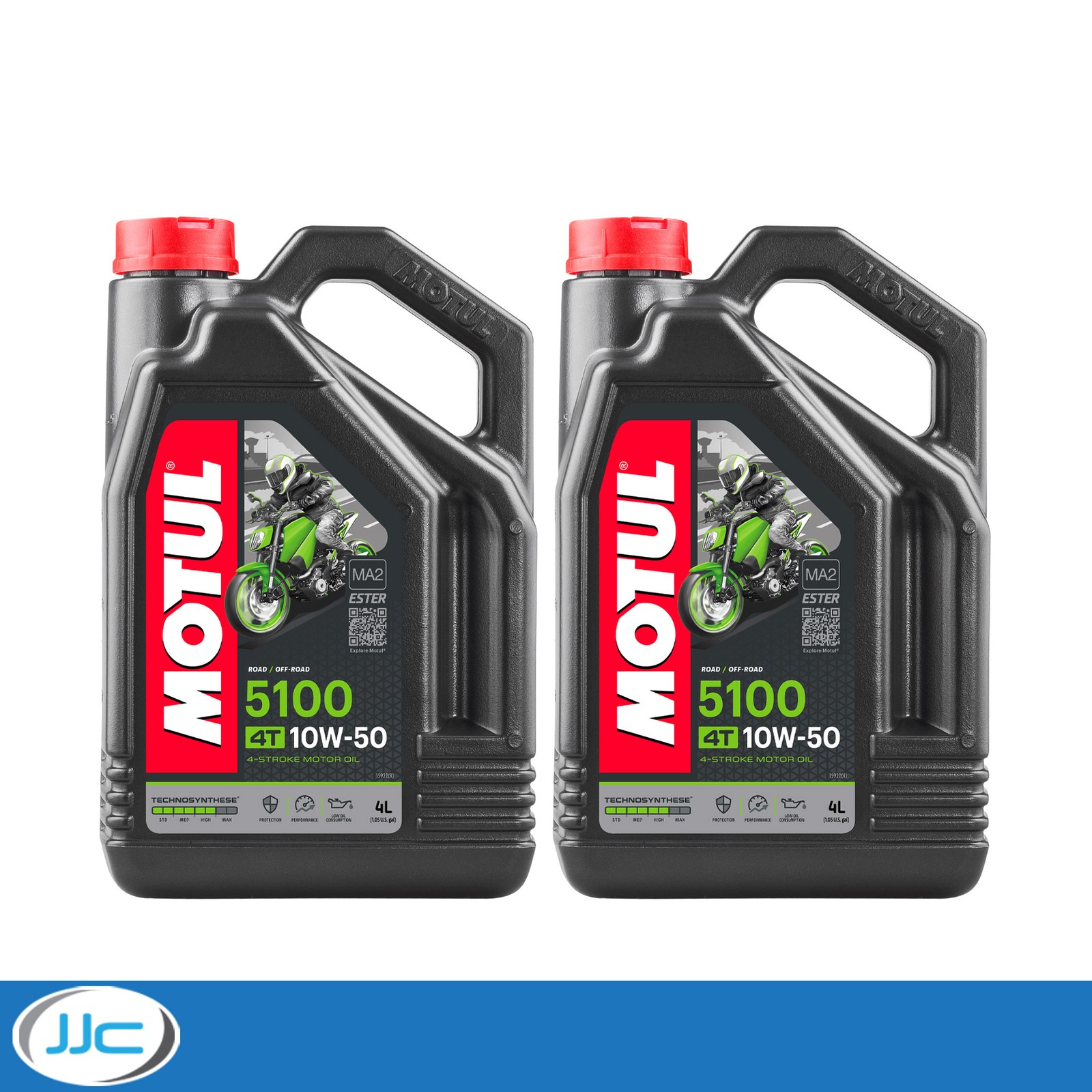Motul 5100 10W50 4T Ester Based Semi Synthetic Motorcycle Engine Oil 4 Litre - Image 12