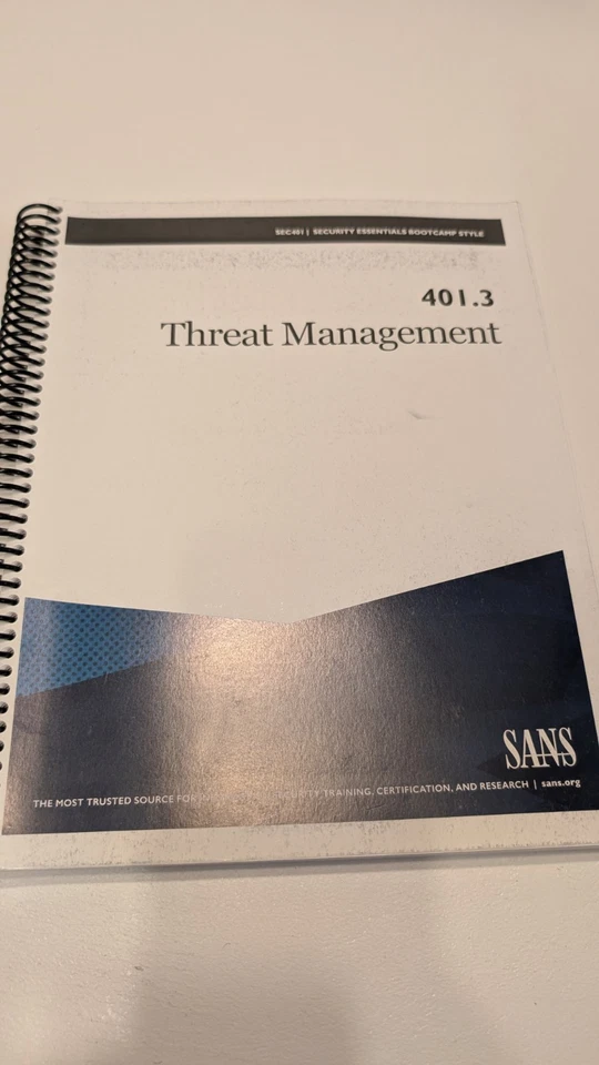 SANS | SEC 401 GSEC SECURITY ESSENTIALS BOOTCAMP STYLE 2019 - Image 4 of 4