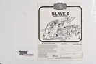 Vintage Star Wars -Instructions Sheet - Slave 1 - Ship Vehicle - Kenner
