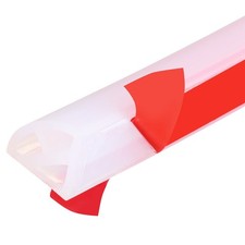 118 Inch Flexible Quarter Round Molding Bendable Peel and Stick Trim Clear