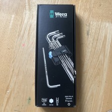 Image of Wera 3950/9 Hex-Plus Metric Stainless Steel L-key Set (9 Pieces)