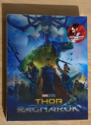 Thor: Ragnarok - 3D+2D Steelbook Blufans Double Lenti Slip (BE 44)   sealed/mint