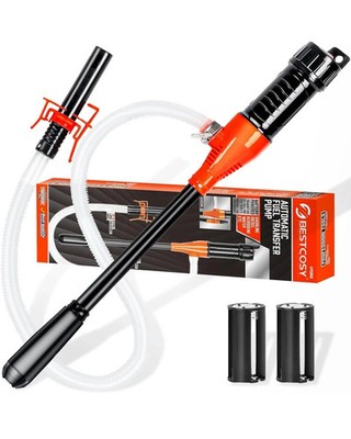BestCosy Portable Transfer Pump Battery Operated Electric Siphon Pump for Gas,