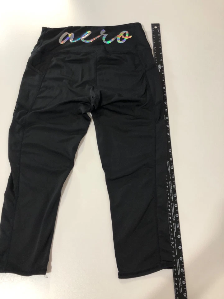 Aeropostale Women’s Back Pants Leggings Size L Activewear Stretch Pockets - Image 2 of 4