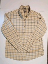 Eddie Bauer Men's Long Sleeve Button-Up Shirt, Plaid, Wrinkle-Free, Classic Fit