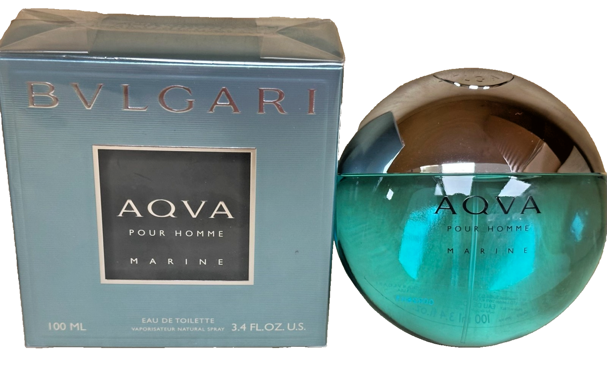 BVLGARI AQVA MARINE POUR HOMME EDT 3.4 oz 100 ml Spray | eBay