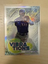 2022 Bowman Chrome Virtuosic Vibrations Luisangel Acuna #VV-19 Rangers Mets