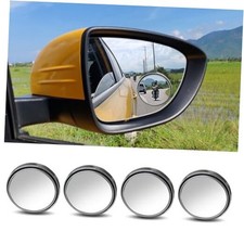 4PCS Car Blind Spot Mirror, 360  Wide Angle Convex Mirrors with Silver