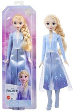 Mattel - Disney Frozen Doll Elsa with Blue Dress Used Very Good Toy Paper Do