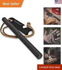 Durable Ferro Rod Fire Starter with Striker – 20,000 Strikes for Survival Kits