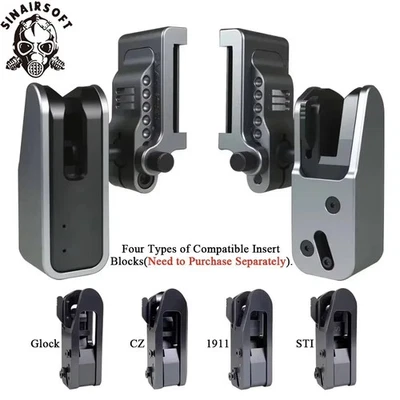 SINAIRSOFT IPSC Competition Holster Gen 3 Adjustable Tactical Holster for Glock 1911 STI CZ