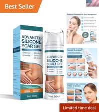 Powerful Silicone Scar Gel   140g for Visible Results on Scars, Stretch Marks