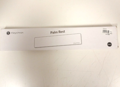Keychron PR52 Silicone Palm Wrist Rest, Black - For K10 Pro/Q6/Q6 Pro/ V6