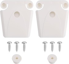 BOXOB Cooler Latch Posts and Screws for Igloo, 2 Medium, white, silver