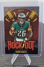 NFL Philadelphia Eagles 2024 Panini Absolute - Rock Out #RO-SBY Saquon Barkley
