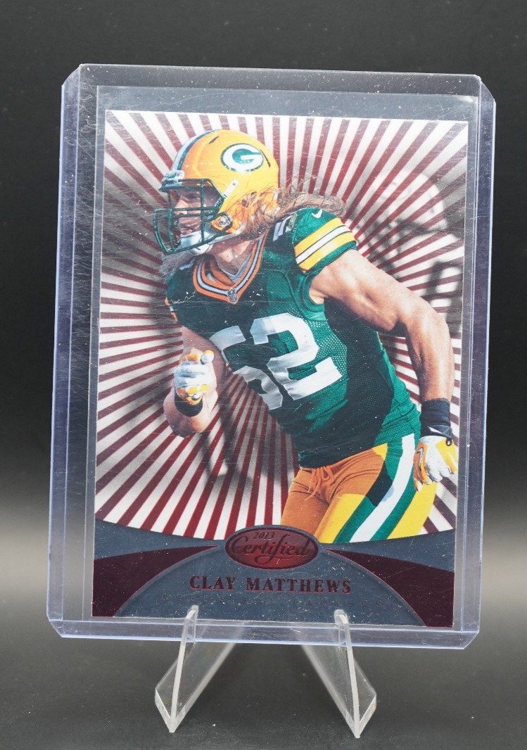 2013 Panini Certified - Clay Matthews #87 Platinum Red - Green Bay Packers