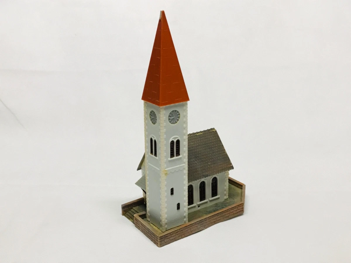 Église Jouef HO 3619 - Décor Vintage Pour Circuit De Train - Occasion