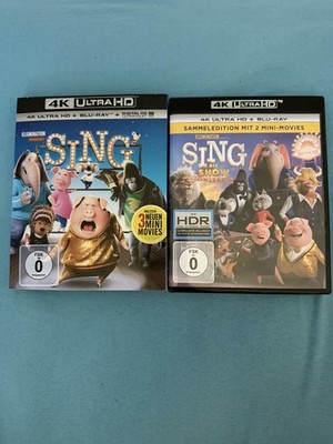 Sing 1+2 - 4K Ultra HD / Die Show Deines Lebens # BLU-RAY-SET