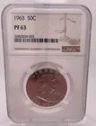 1963 United States Franklin Silver Proof Half Dollar NGC PF63 (C8)
