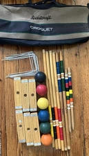 Sportcraft 6 Player Vintage Croquet Set w/bag Pls Read