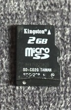 Tarjeta MicroSD 2GB Kingston Original SDC02G