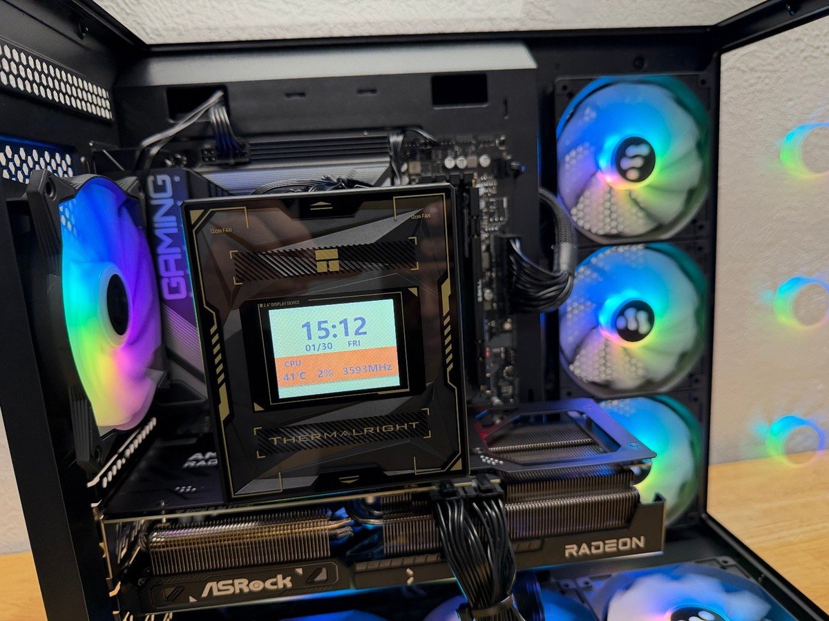 RGB Gaming PC, AMD Ryzen 7 9700X, 32gb DDR5, 1TB SSD, Win 11, You