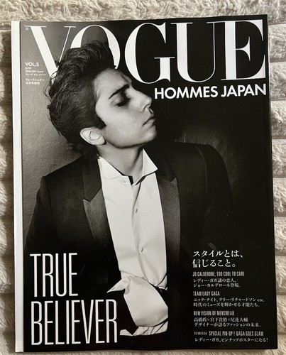 Lady Gaga Vogue Hommes Japan Magazine with Poster Oct Vol. 5 Jo Calderone 2010