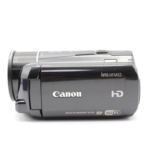 Canon IVIS HF M52 Black Digital Video Camera Digital Camcorder 10x
