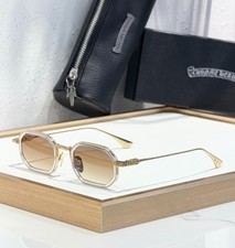 Chrome Hearts Retro Sunglasses Hand-Polished Coating 49-24-148