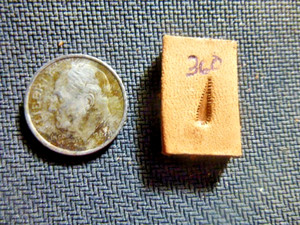 Vintage Craftool Co. H360 "Lined Stop " Leather stamping tool
