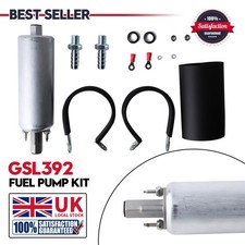 For Walbro High Pressure Inline Fuel Pump 255 LPH 60 PSI GSL392 With Fitting Kit