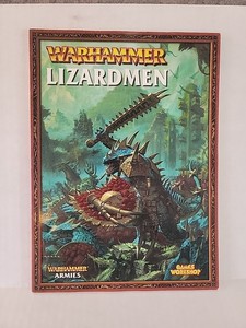 Warhammer Fantasy Lizardmen Army Book 7th Edition 2008 Softcover