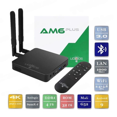 Ugoos AM6B PLUS Android TV Box - Wi Fi 6 und 4K Multimedia Powerhouse