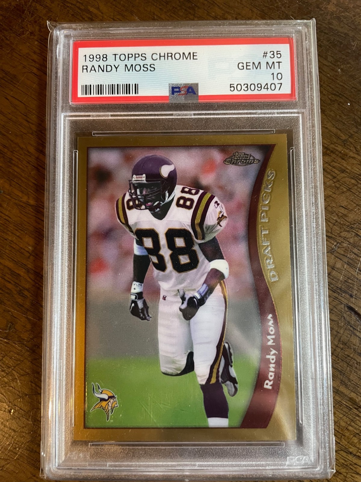 Randy Moss Topps Chrome #35 Base