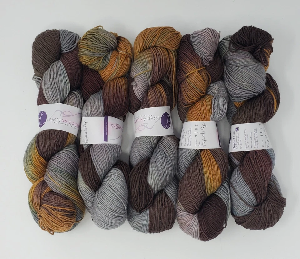 Hilo de calcetín de pastor Lorna's Laces (1 madeja) PREPARAR PARA TEÑIR - 430 yardas - Nuevo con etiquetas Foto 2 de 4