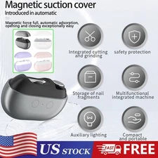 Easyclip Smart Nail Clipper, 3 In 1 Multi-Functional Electric Toenail Clippers