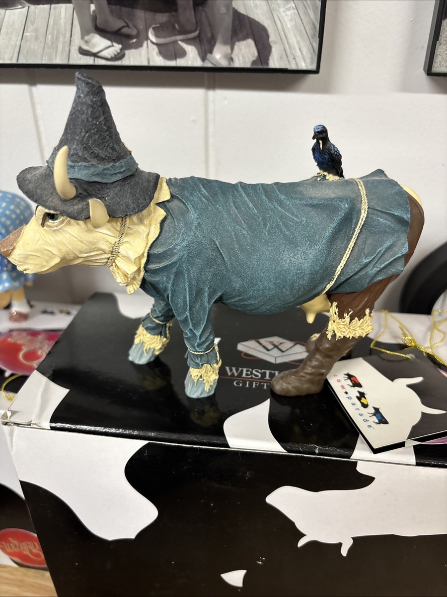 cowparade Circus Cown シリアルナンバー入り Cow Parade Collectible - “horns in the Sky” by Yukki Yaura