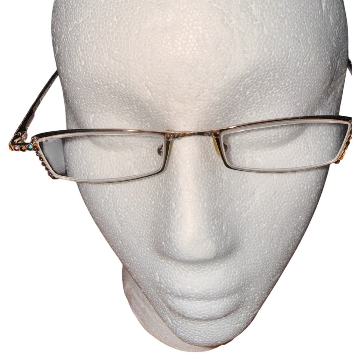 Jimmy Crystal Women Gold Reading Glasses for sale | eBay display picture 2