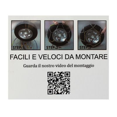 Catene Da Neve 9mm Gruppo 5 – Omologate ONorm 5117, TUV, GS – Misura 175/65 R14, Tensionamento Manuale Con Microregolazione