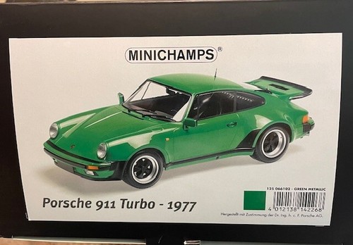 1:12 Porsche 930 Turbo 1977 - Minichamps 125066102 - green metallic - mit OVP - Bild 6 von 7