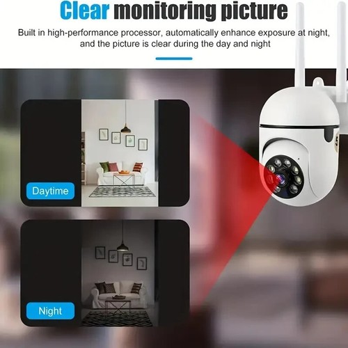Cámaras de seguridad IP inalámbricas compactas - Video 1080P Full HD, WiFi 2.4G de largo alcance - Imagen 8 de 13