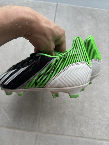 Adidas Herren F10 schwarz/weiß/grün G65348 FG Fußball Stollen Fußballschuhe US-8 - Bild 9 von 12