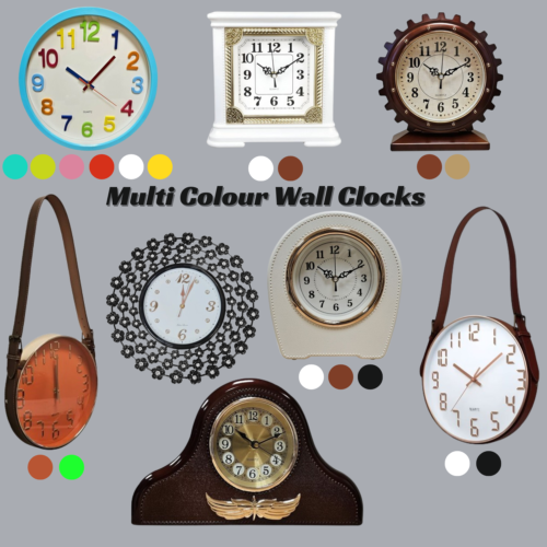 Vintage Large Wall Clock Analogue Time Quartz Decor Bedroom Kitchen Wall Clocks - Afbeelding 1 van 136