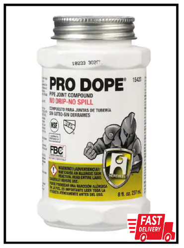 Pro Dope 8 Oz. Pipe Joint Compound - Plumbing Sealant NEW
