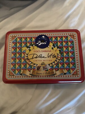 Dolce & Gabbana Limited Edition Dolce Vita Baci Collectible Tin box