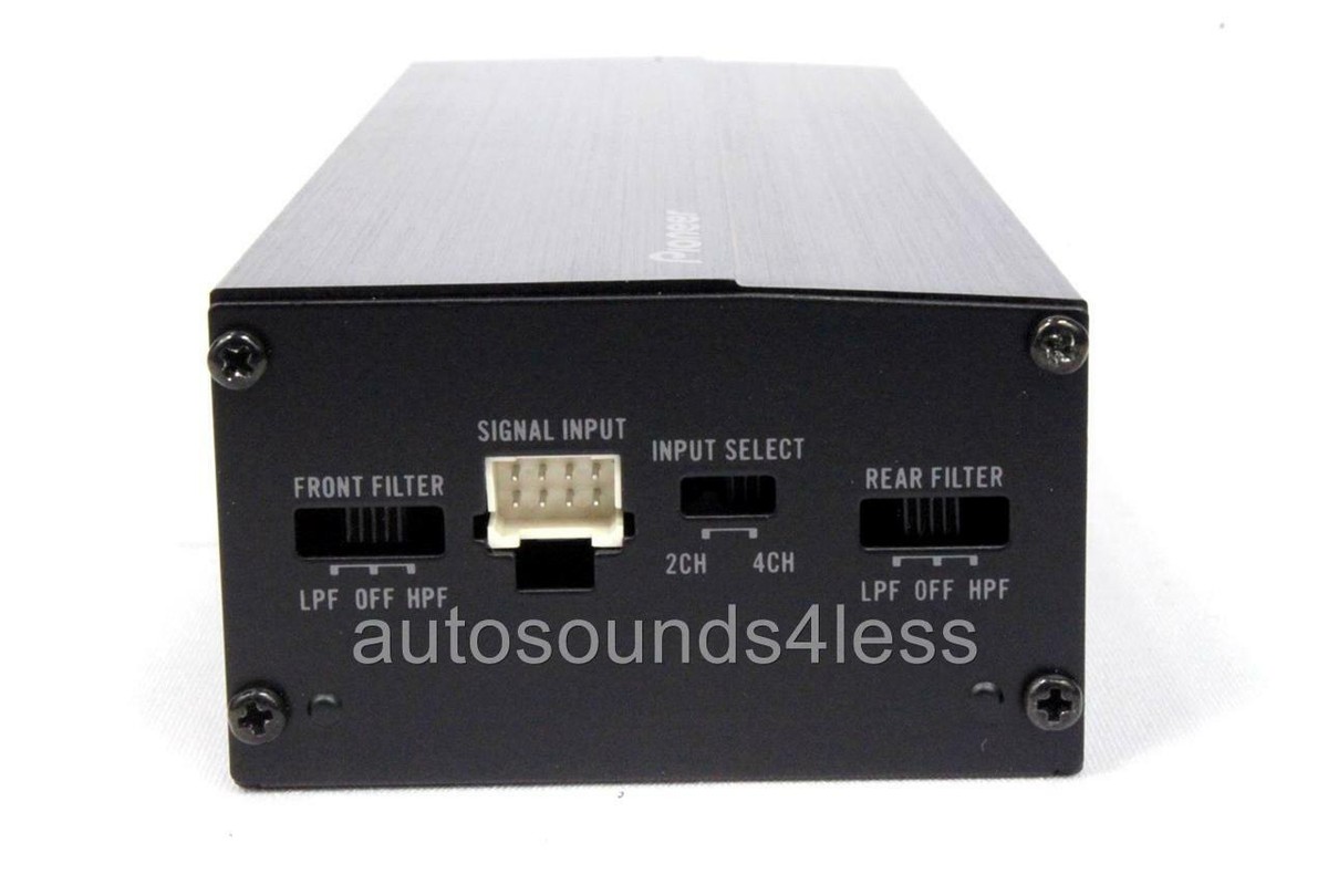 New Pioneer GM Digital Series GM-D1004 400 Watt 4-Channel Class FD