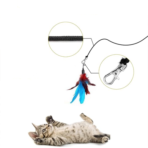 11 PCS/Set Interactive Cat Toys - Retractable Wand Toys for Indoor Cat Chasing - Picture 5 of 5
